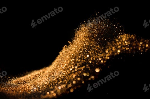 Preview: Bokeh Abstract Background with Glitter Lights. Blurred Soft vintage colored.