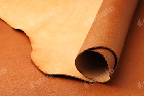 Preview: Brown leather