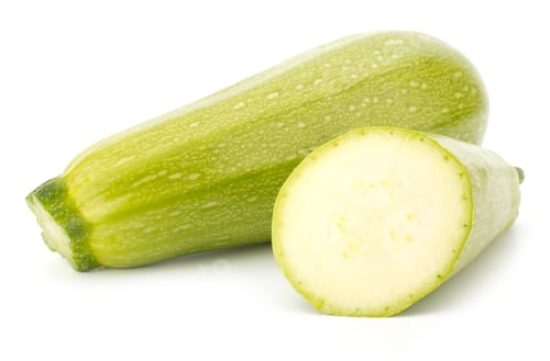 Preview: Fresh vegetable marrow isolated on white background