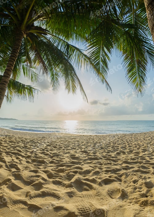 Preview: beautiful beach and sea