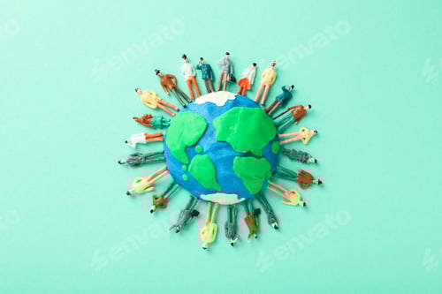 Preview: Concept or composition of World Population day