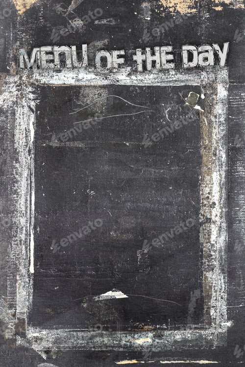 Preview: Chalkboard "Menu of the day"