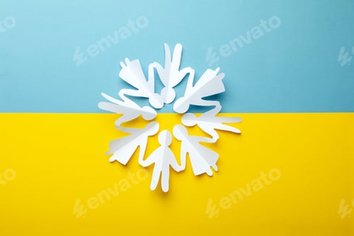 Preview: Concept of togetherness during the war, war in Ukraine