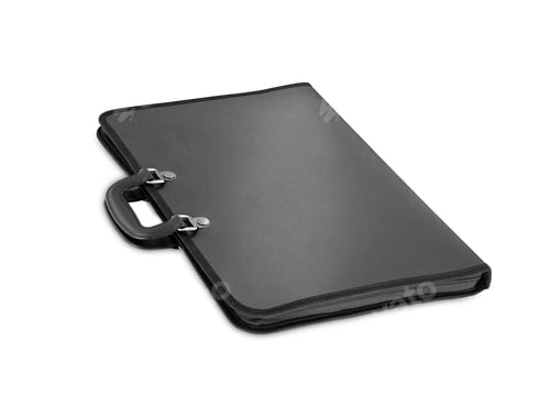 Preview: Black briefcase isolated