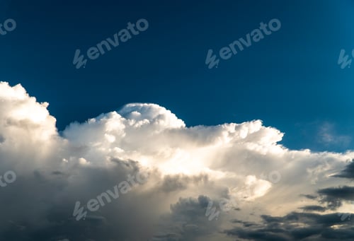 Preview: colorful dramatic sky with cloud at sunset