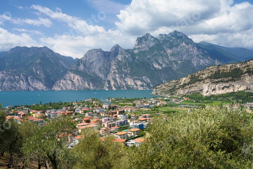 Preview: View of Torbole, on the Garda lake