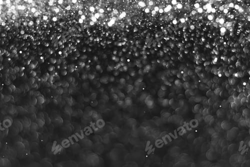 Preview: Gray black sparkling glitter bokeh background