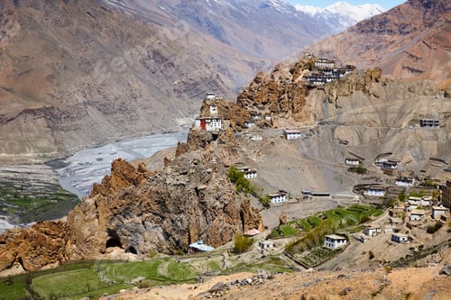 Preview: Dhankar Gompa Monastery in Himalayas