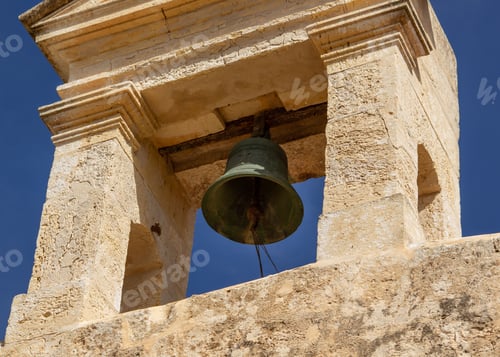 Preview: Close up Belfry Saint Martin Chapel Bahrija