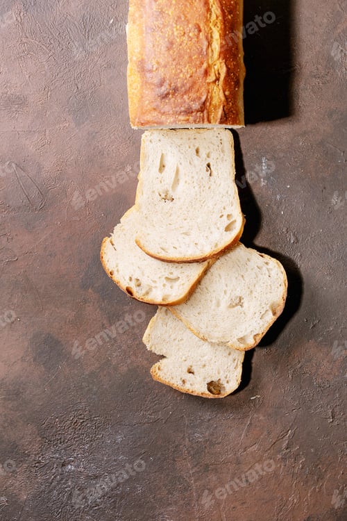 Preview: Homemade sliced white bread