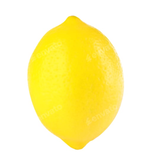 Preview: Tasty fresh lemon on white background. Citrus fruit