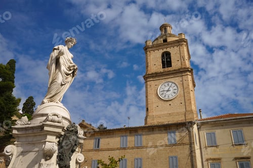 Preview: Porto San Giorgio, Fermo province: historic buildings