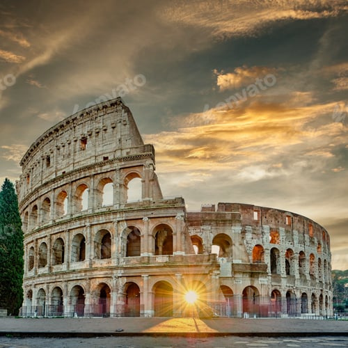 Preview: Colosseum at sunrise in Rome