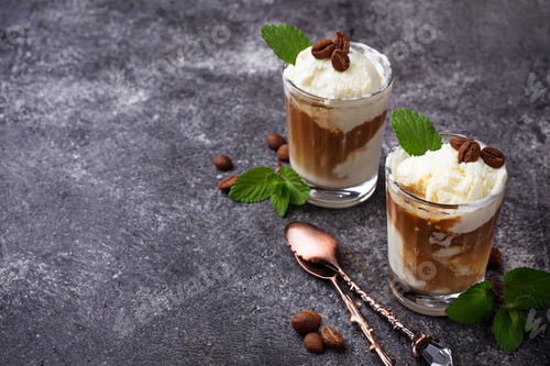 Preview: Ice cream with coffee