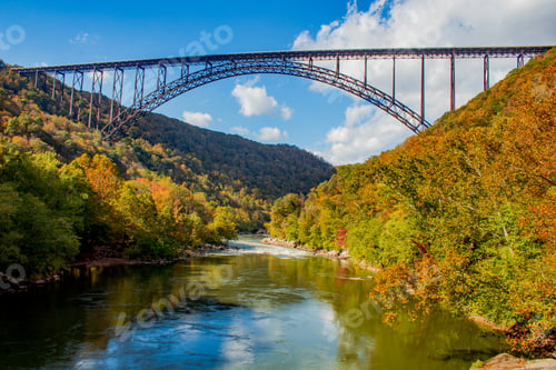 Preview: New River Gorge Bridge in autumn
