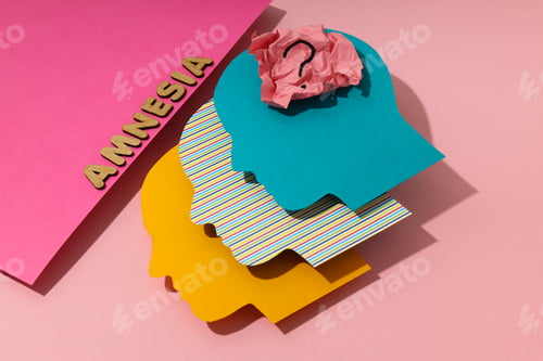 Preview: Concept of problems with memory, amnesia disease