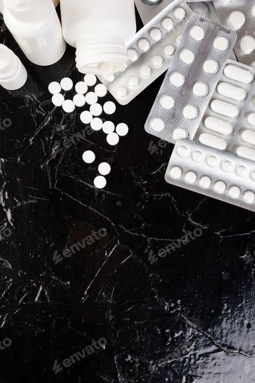 Preview: Pills. Medicine Pills in blister pack.