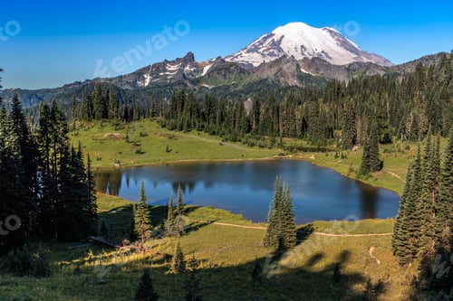 Preview: Morning On Tipsoo Lake In Mt Rainier National Park, Washington