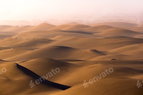Preview: Aerial shot of a desert in Namibia