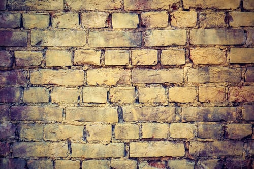 Preview: Abstract Texture Of An Old Brick Wall For A Background Or For Wallpaper In Style Grunge Of Yellow M