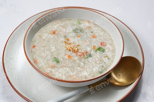 Preview: Korean traditional food - Vegetable porridge made by boiling vegetables and rice