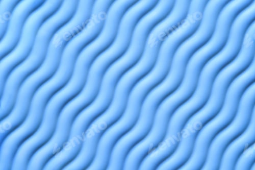 Preview: Soft blue wave pattern background with repetitive curved design and textured
