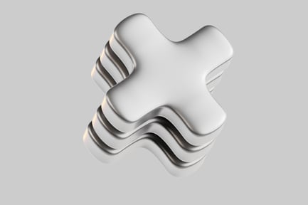 Stacked rounded crosses