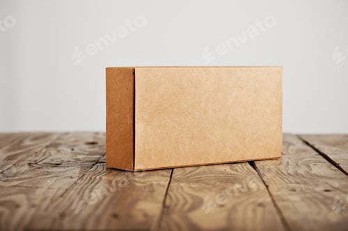 Preview: Cardboard craft package box and bag set