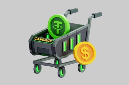 Preview: Cryptocurrency Shopping Cart 3D