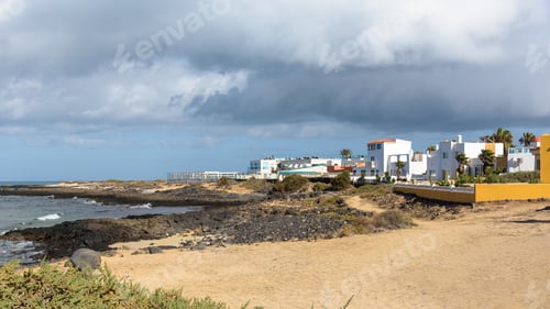 Preview: Built-up coast in Corralejo on Fuerteventura