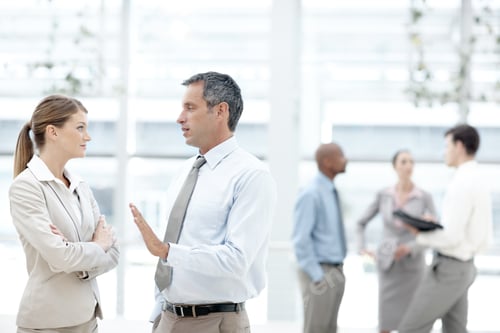 Preview: Chatting to a coworker