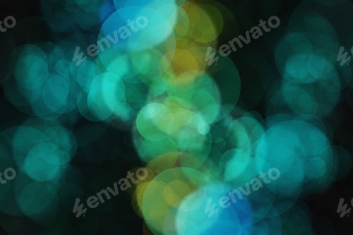 Preview: Nature Pattern- Light Bokeh Background. Celebratory Mood Magic Effect. Decorations Holiday- Design
