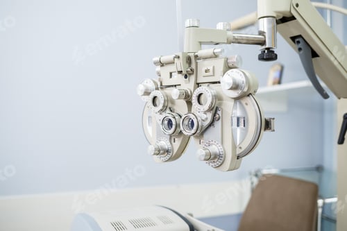 Preview: Microscopic apparatus for testing eyesight. Ophthalmology and treatment of eye diseases