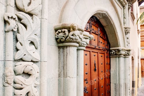 Preview: Facade of the Columbus house museum in Las Palmas de Gran Canaria