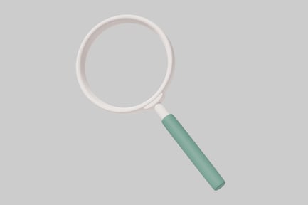 Preview: Magnifying glass with green handle