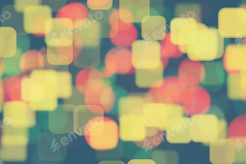 Preview: Nature Pattern- Light Bokeh Background. Celebratory Mood Magic Effect. Decorations Holiday- Design