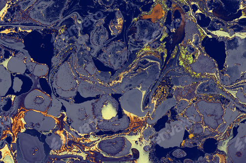 Preview: Abstract painting with purple and blue oily colors - perfect for wallpapers