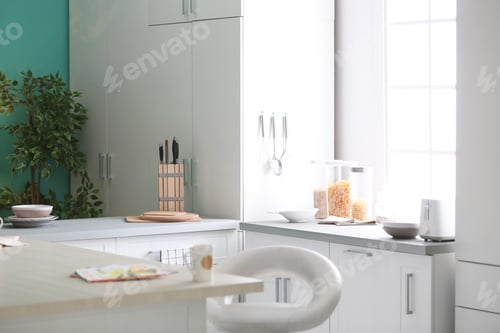 Preview: Stylish kitchen interior setting. Idea for home design