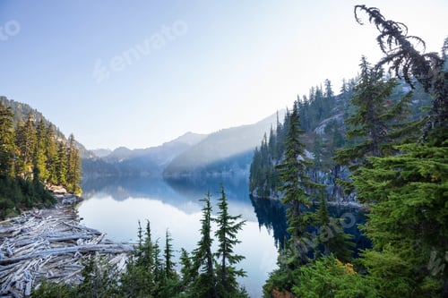 Preview: Mountains lake