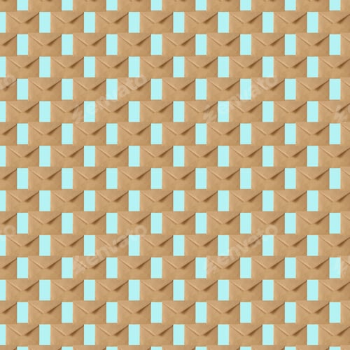 Preview: Craft Envelope On A Bright Background Pattern