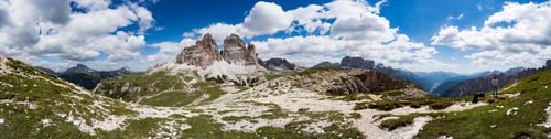 Preview: Panorama National Nature Park Tre Cime In the Dolomites Alps. Be