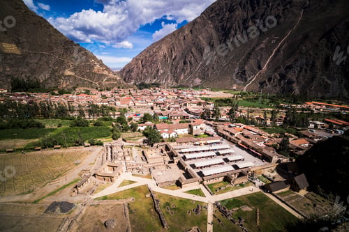 Preview: Inca Ruins of Ollantaytambo, Sacred Valley of the Incas (Urubamba Valley), near Cusco, Peru, South A