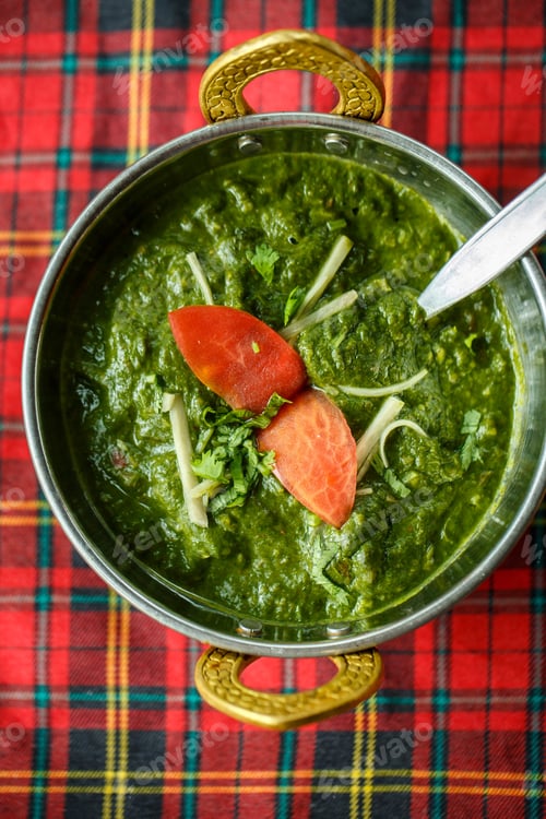 Preview: Palak paneer. Indian dishes
