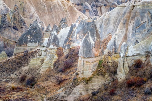 Preview: Amazing rocks in Love Valley in Cappadocia, Goreme, Turkey