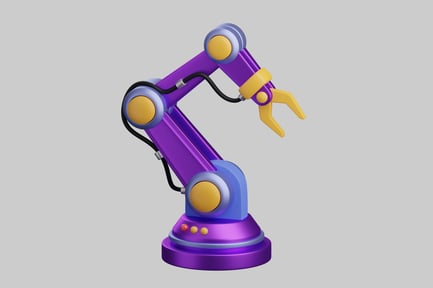 Preview: Cartoon robotic arm grabber