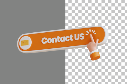 Preview: Contact Us Button 3D Icon
