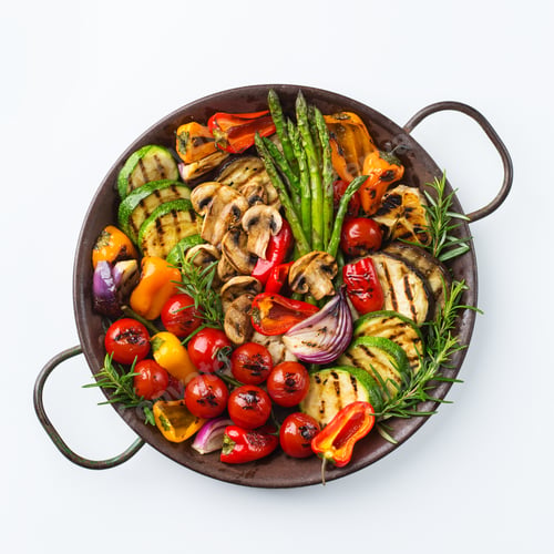 Preview: Grilled Vegetables Freshly Prepared for Dinner