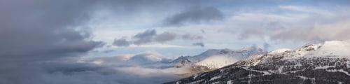 Preview: Beautiful View of the Canadian Snow Covered Landscape in Whistler