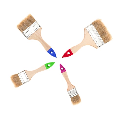 Preview: Paintbrush brushing paint