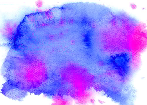 Preview: Watercolor Abstract Background with Pink and Blue Tones